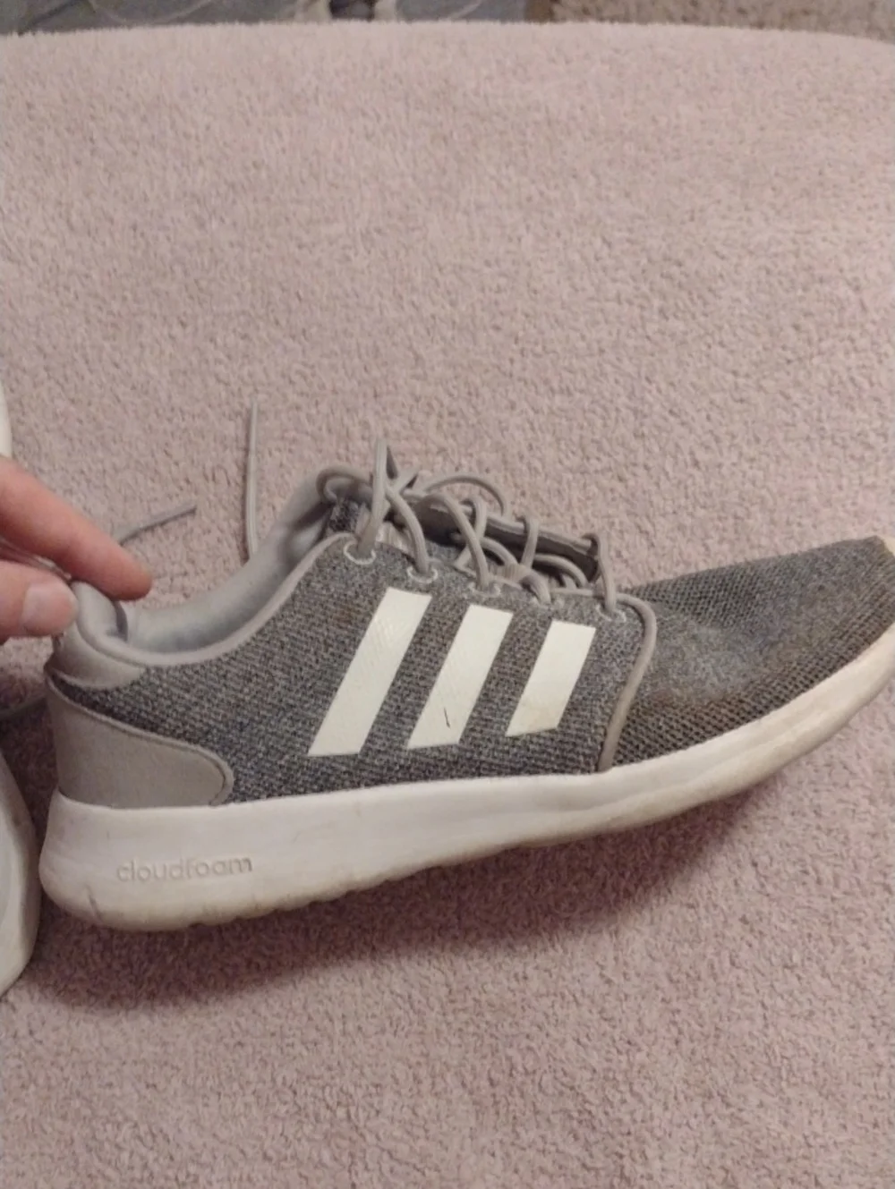 Adidas Cloudfoam QT Grey Racer Sneakers